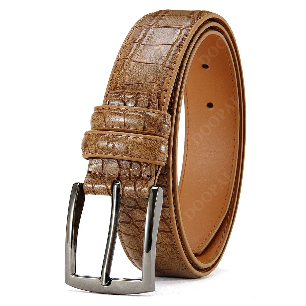 Ceinture en cuir automatique GENTELUXIO™ Sovereign – Ceinture habillée de luxe haut de gamme