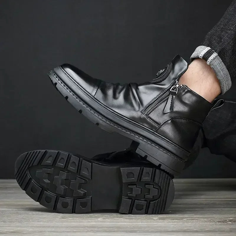 GENTELUXIO™ Monarch Chelsea Boots – Bottines imperméables en caoutchouc de qualité supérieure